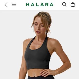Nwt halara tie back halter top